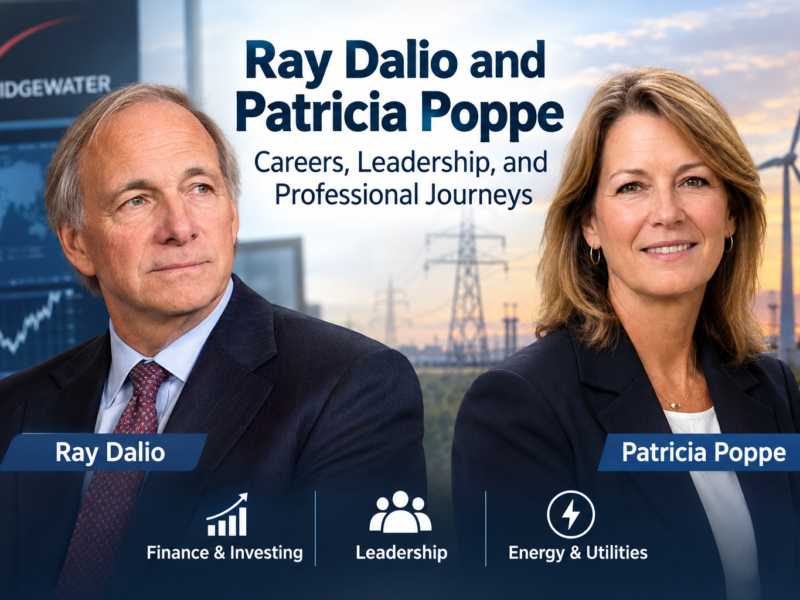 Ray Dalio and Patricia Poppe – Professional Careers and Leadership