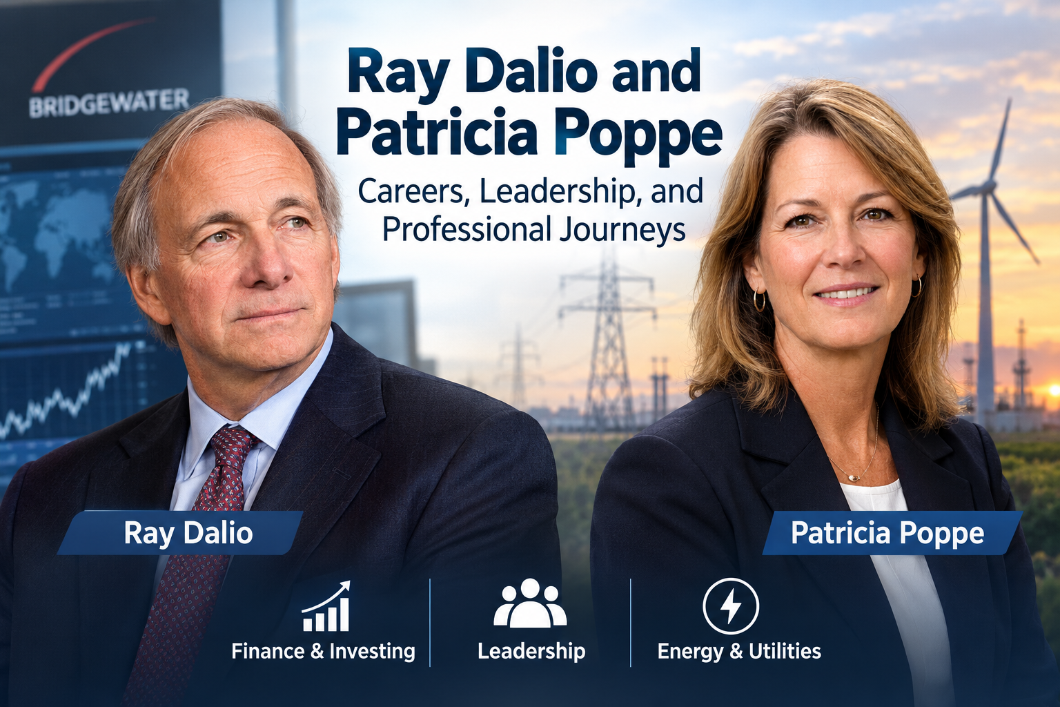 Ray Dalio and Patricia Poppe – Professional Careers and Leadership